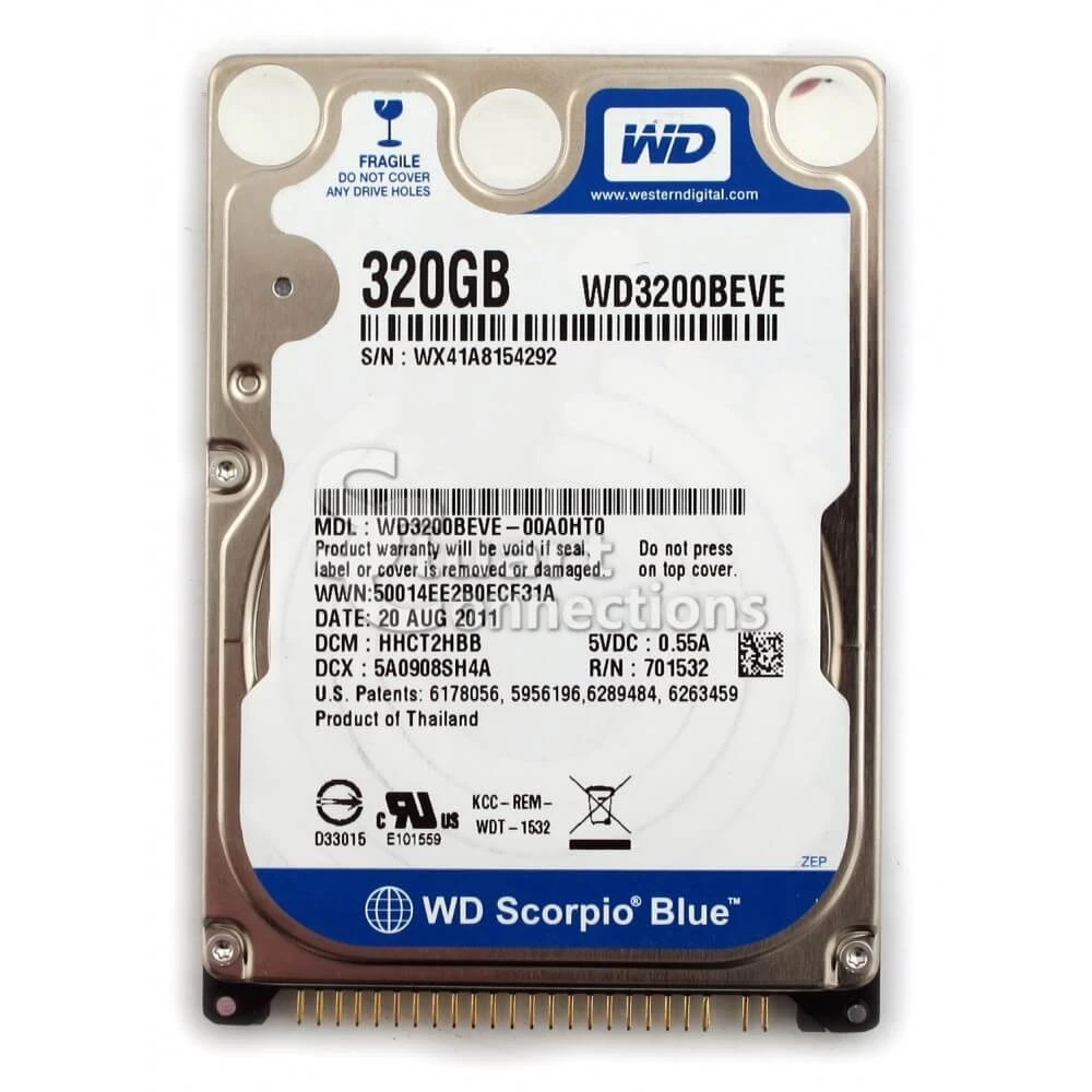 320 HDD laptop